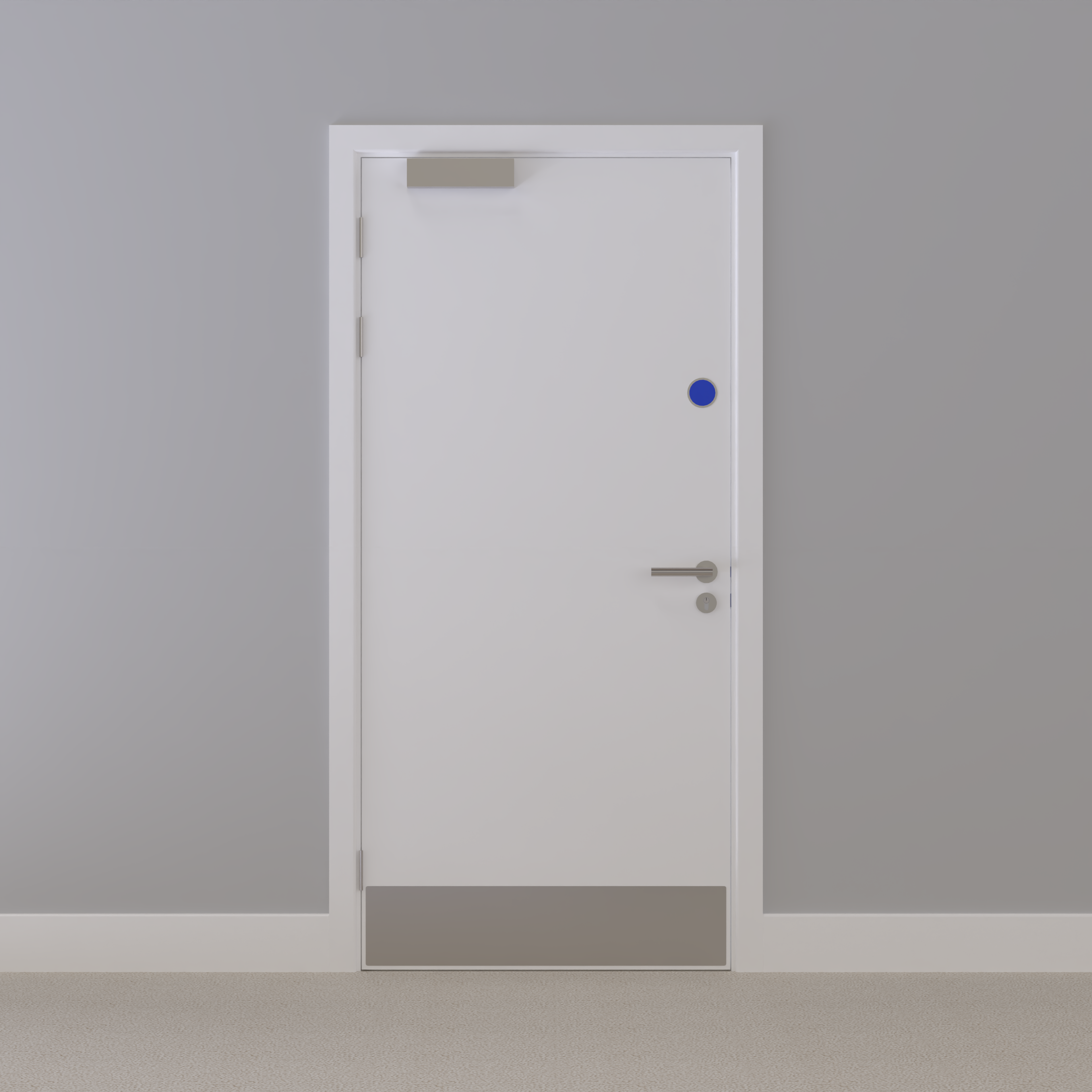 Kraft Paper Flush FD30s Doorset (Latched)