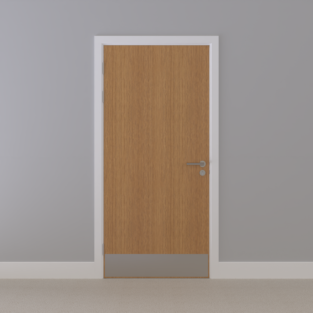 Oak, European [Crown] Flush NFR Doorset (Latched)