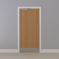 Oak, European [Crown] Flush NFR Doorset (Unlatched)