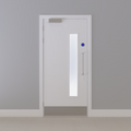 Kraft Paper Glazed FD30s Doorset (Unlatched)