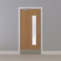 Oak, European [Crown] Glazed NFR Doorset (Unlatched)