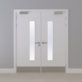 Kraft Paper Glazed NFR Doorset (Latched)