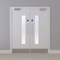 Kraft Paper Glazed FD60s Doorset (Unlatched)
