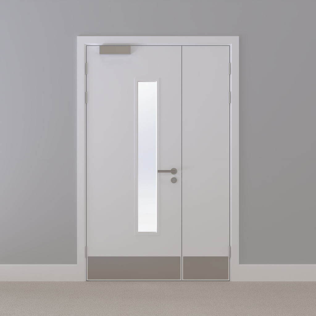 Kraft Paper Glazed NFR Doorset (Latched)