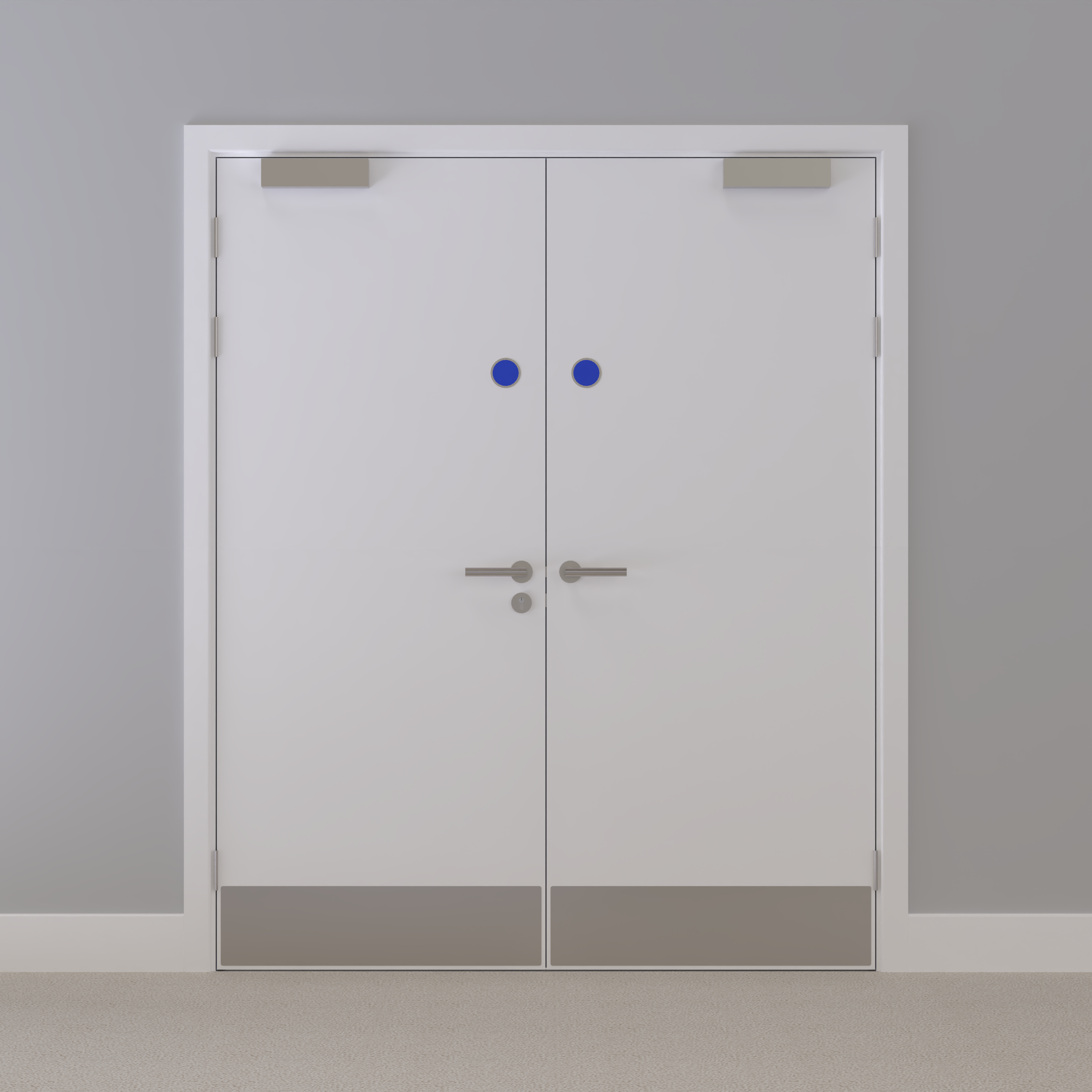 Kraft Paper Flush FD60s Doorset (Latched)