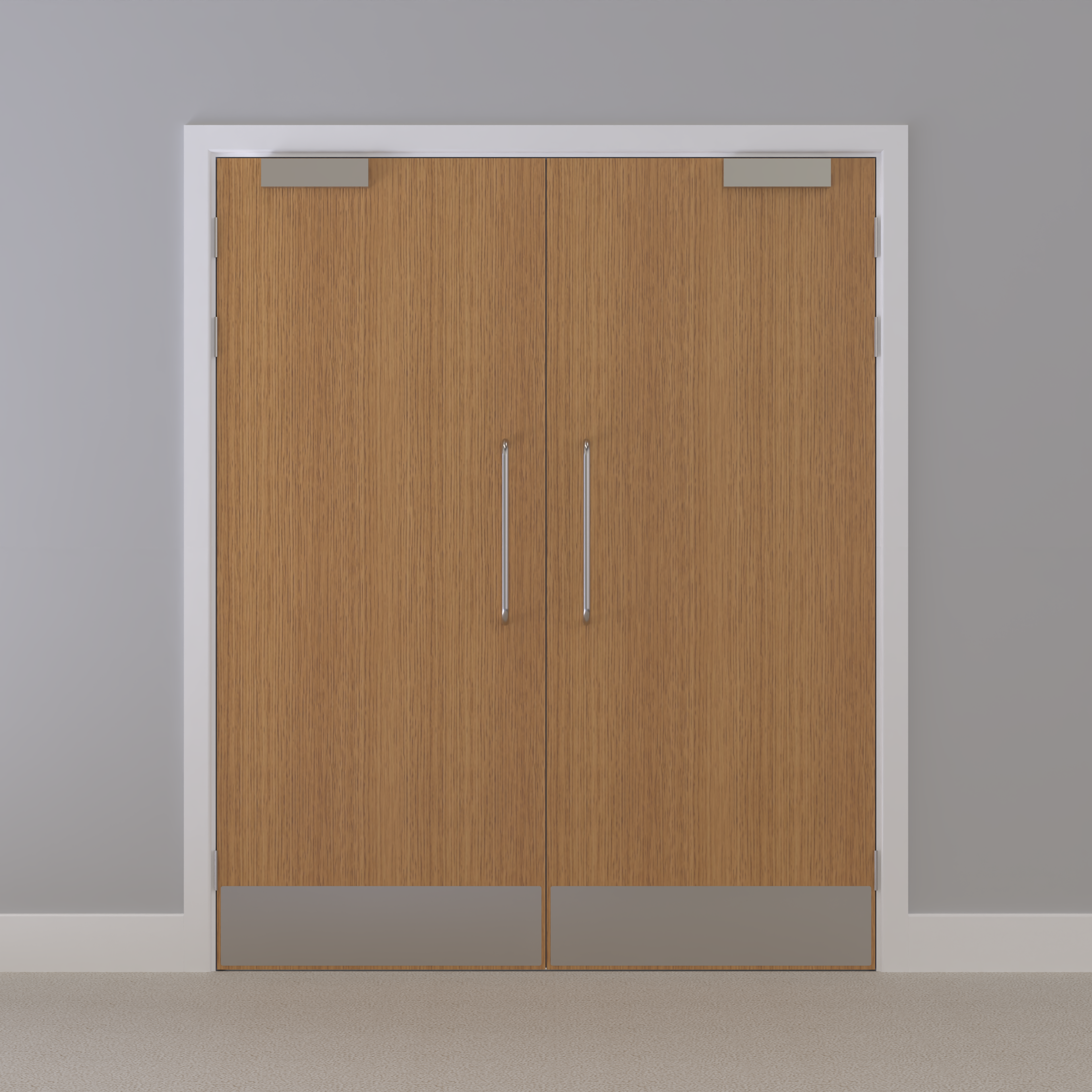 Oak, European [Crown] Flush NFR Doorset (Unlatched)