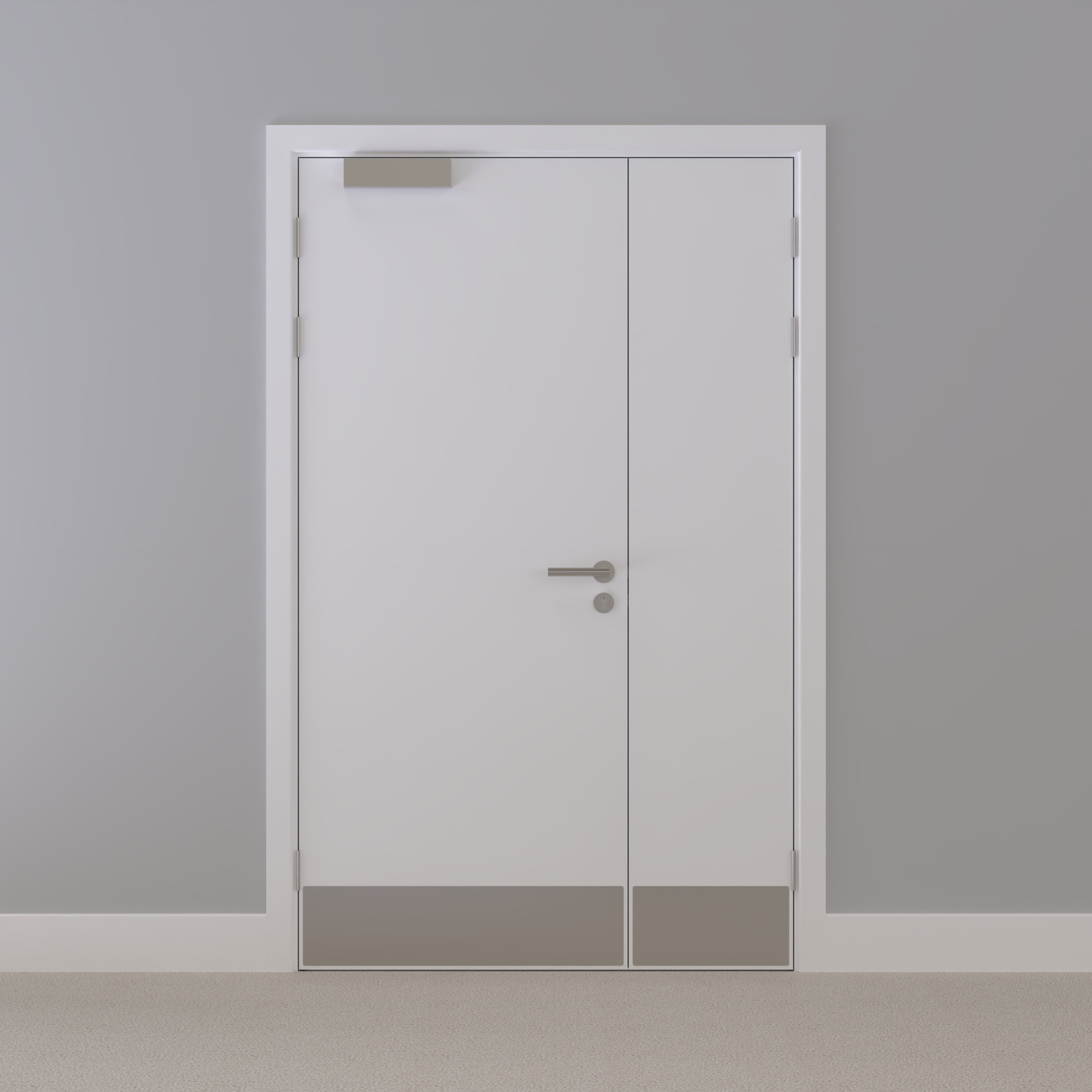 Kraft Paper Flush NFR Doorset (Latched)