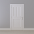 Kraft Paper Flush FD30s Doorset (PAS24)