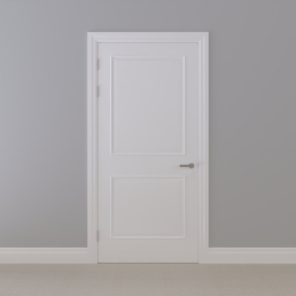 Kraft Paper Panelled FD30s Doorset (Latched)