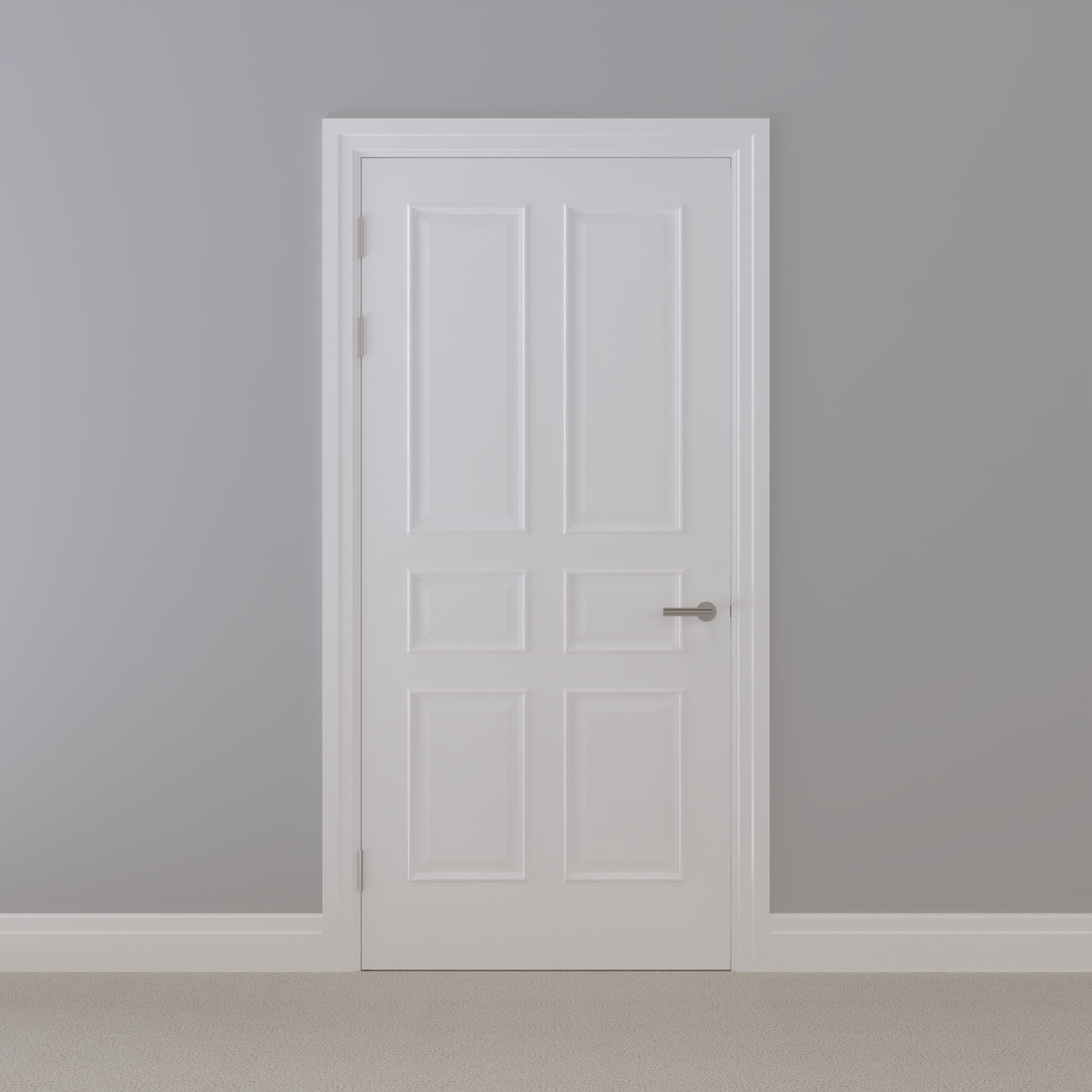 Kraft Paper Panelled NFR Doorset (Latched)
