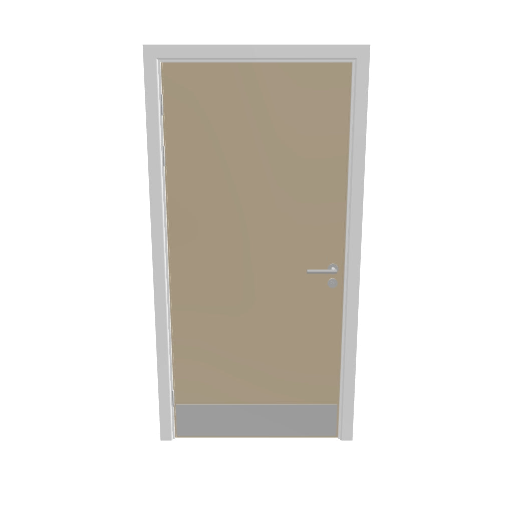 Oak, European [Crown] Flush NFR Doorset (Latched)