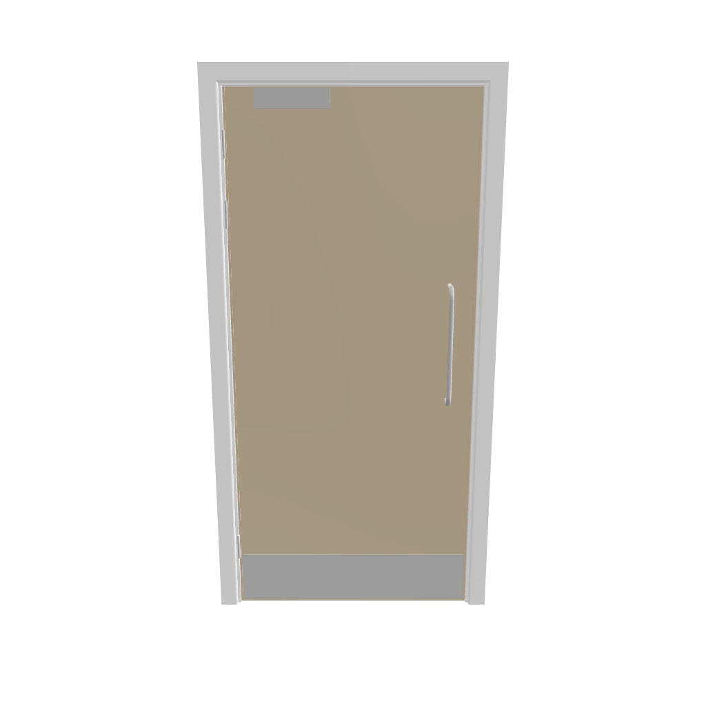 Oak, European [Crown] Flush NFR Doorset (Unlatched)