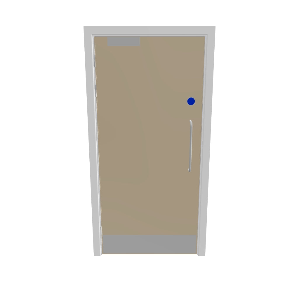 Oak, European [Crown] Flush FD60s Doorset (Unlatched)
