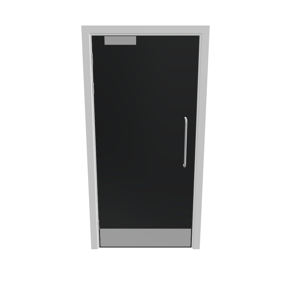 Grey 032 [Satin] Flush NFR Doorset (Unlatched)