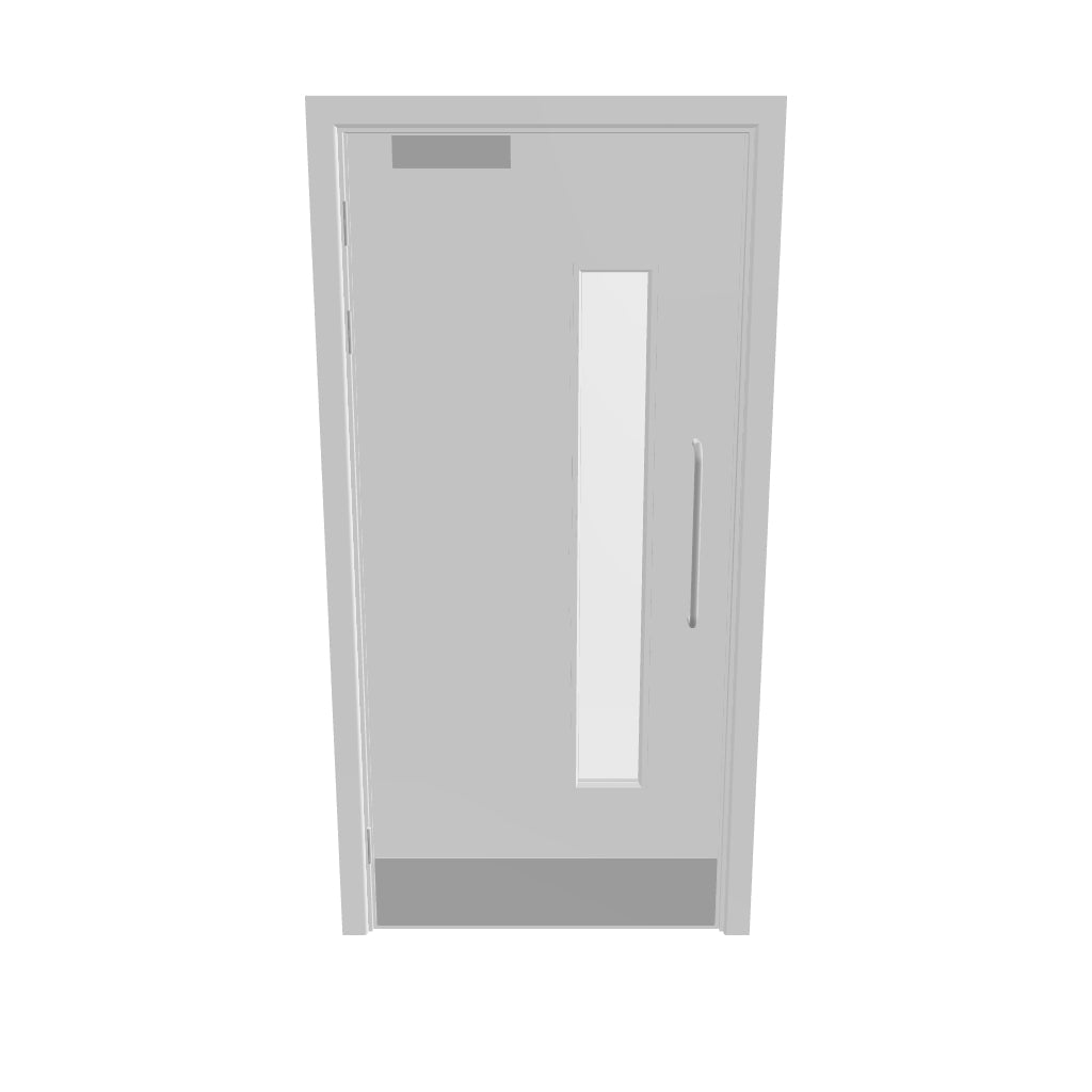 Kraft Paper Glazed NFR Doorset (Unlatched)