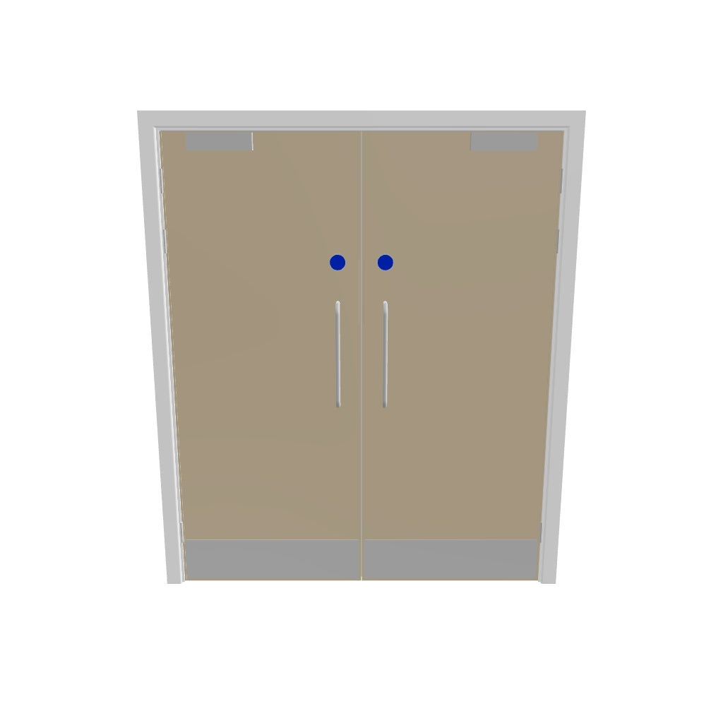 Oak, European [Crown] Flush FD30s Doorset (Unlatched)