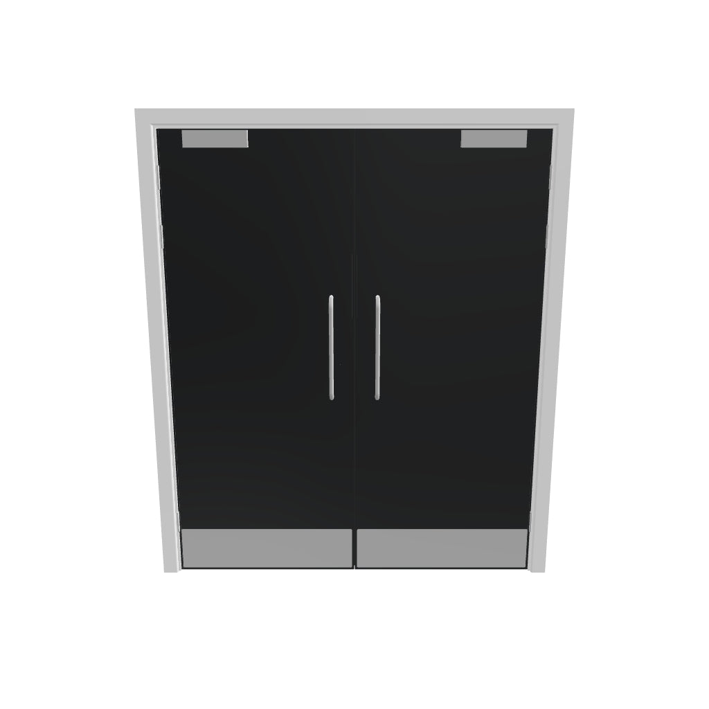Grey 032 [Satin] Flush NFR Doorset (Unlatched)