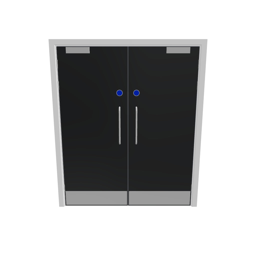 Grey 032 [Satin] Flush FD60s Doorset (Unlatched)