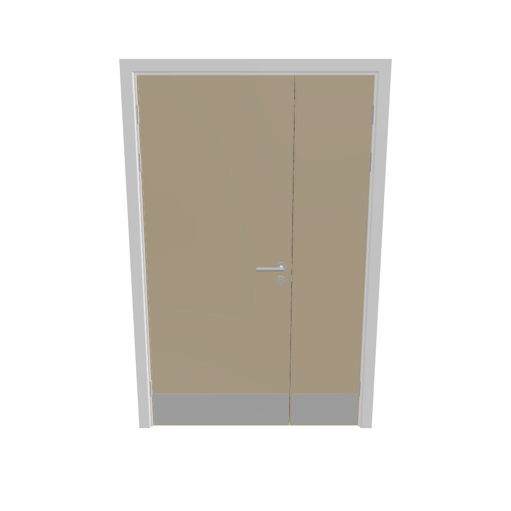 Oak, European [Crown] Flush NFR Doorset (Latched)