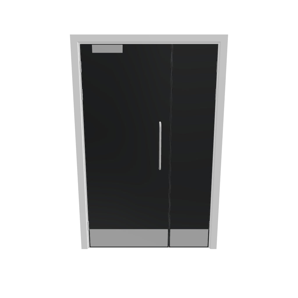 Grey 032 [Satin] Flush NFR Doorset (Unlatched)