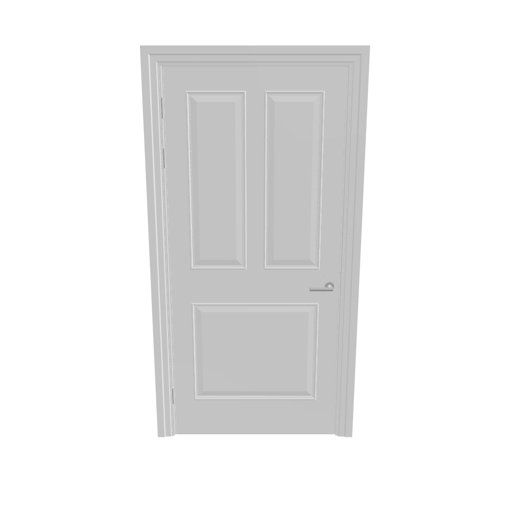 Kraft Paper Panelled NFR Doorset (Latched)