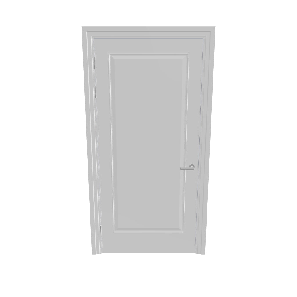 Kraft Paper Panelled FD60s Doorset (Latched)